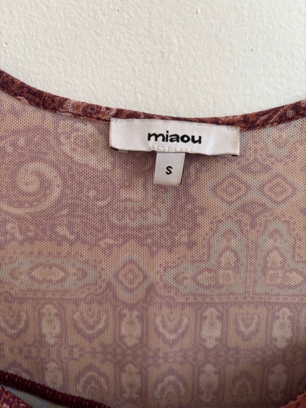 Miaou Ginger Dress Periwinkle Paisley - Picture 4 of 6